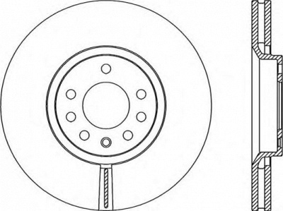 OPEN PARTS bdr208620 -  Тормозной диск
